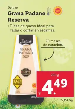 Lidl DELUXE Grana Padano Reserva oferta