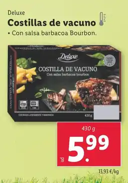 Lidl DELUXE Costillas de vacuno oferta