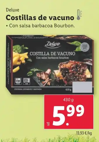 Lidl DELUXE Costillas de vacuno oferta