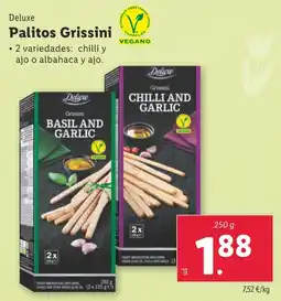 Lidl DELUXE Palitos Grissini oferta