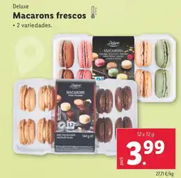 Lidl DELUXE Macarons frescos oferta