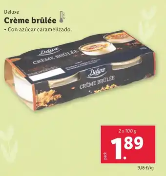 Lidl DELUXE Crème brûlée oferta