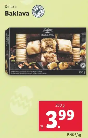 Lidl DELUXE Baklava oferta