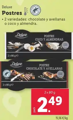 Lidl DELUXE Postres oferta