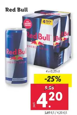 Lidl RED BULL oferta