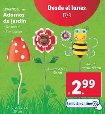 Lidl LIVARNO HOME Adornos de jardín oferta