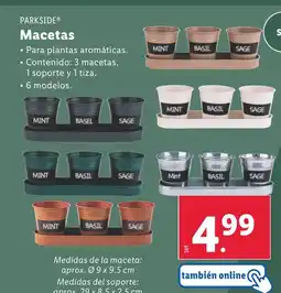 Lidl PARKSIDE® Macetas oferta