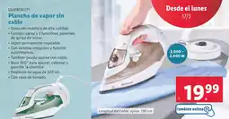 Lidl SILVERCREST® Plancha de vapor sin cable oferta