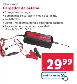 Lidl Cargador de batería oferta