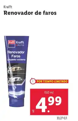 Lidl KRAFFT Renovador de faros oferta