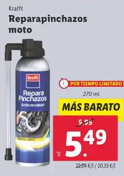 Lidl KRAFFT Reparapinchazos moto oferta