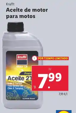 Lidl KRAFFT Aceite de motor para motos oferta