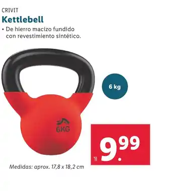 Lidl CRIVIT Kettlebell oferta