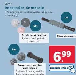 Lidl CRIVIT Accesorios de masaje oferta