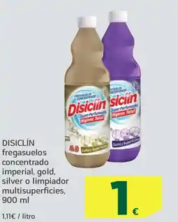 HiperDino DISICLÍN fregasuelos concentrado imperial, gold, silver o limpiador multisuperficies oferta