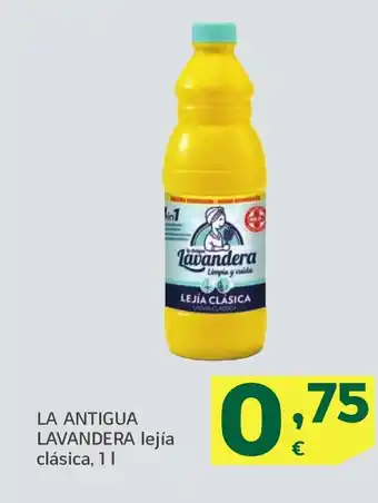 HiperDino LA ANTIGUA LAVANDERA lejía clásica oferta