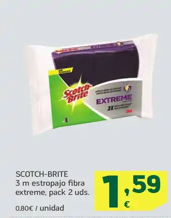 HiperDino SCOTCH-BRITE 3 m estropajo fibra extreme oferta