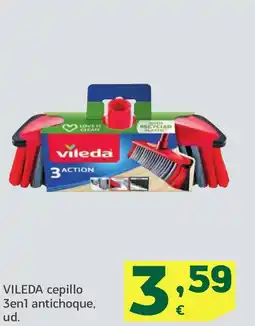 HiperDino VILEDA cepillo 3en1 antichoque oferta