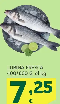 HiperDino Lubina fresca oferta