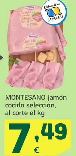 HiperDino MONTESANO jamón cocido selección oferta