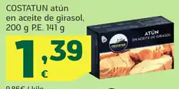 HiperDino COSTATUN atún en aceite de girasol oferta