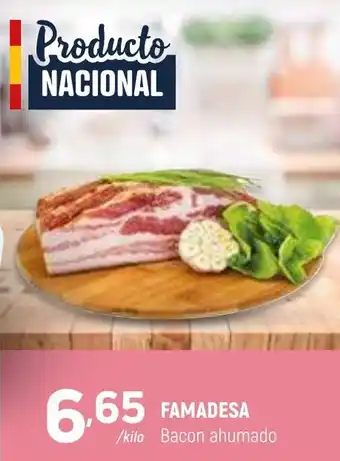 Coviran FAMADESA bacon ahumado oferta