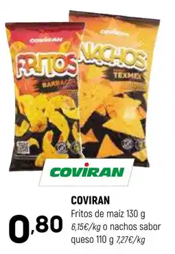 Coviran COVIRAN Fritos de maíz o nachos sabor queso oferta