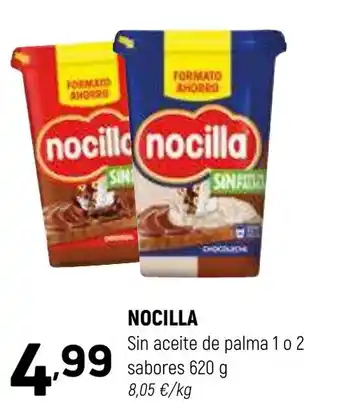 Coviran NOCILLA Sin aceite de palma 1 o 2 sabores oferta