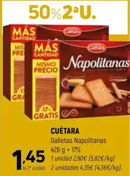 Coviran CUÉTARA Galletas Napolitanas oferta