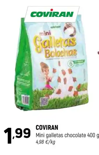 Coviran COVIRAN Mini galletas chocolate oferta