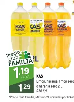 Coviran KAS Limón, naranja, limón zero o naranja zero oferta