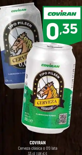 Coviran COVIRAN Cerveza clásica o 0'0 lata oferta