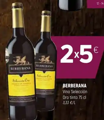 Coviran BERBERANA Vino Selección Oro tinto oferta