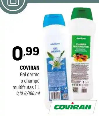 Coviran COVIRAN Gel dermo o champú multifrutas oferta