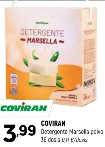 Coviran COVIRAN Detergente Marsella polvo 36 dosis oferta