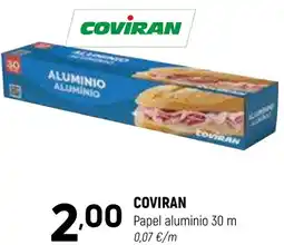 Coviran COVIRAN Papel aluminio 30 m oferta