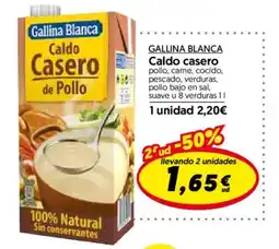 Hiper Usera GALLINA BLANCA Caldo casero oferta