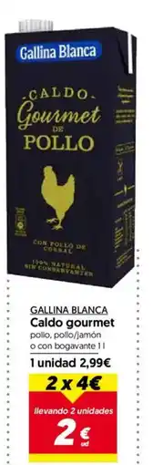 Hiper Usera GALLINA BLANCA Caldo gourmet oferta