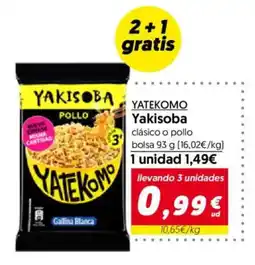 Hiper Usera YATEKOMO Yakisoba oferta