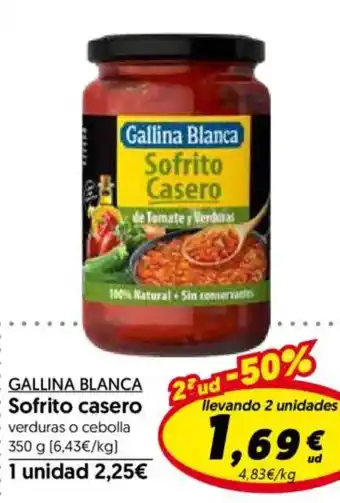 Hiper Usera GALLINA BLANCA Sofrito casero oferta