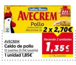 Hiper Usera AVECREM Caldo de pollo oferta