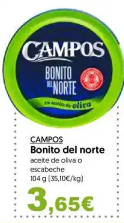 Hiper Usera CAMPOS Bonito del norte oferta