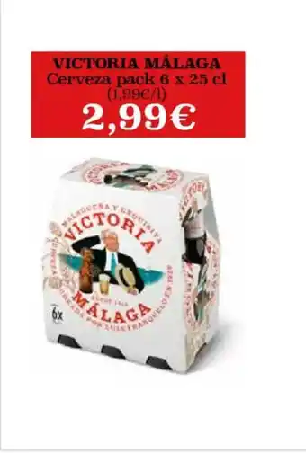 Hiper Usera VICTORIA MÁLAGA Cerveza oferta