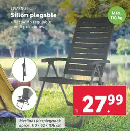 Lidl LIVARNO HOME Sillón plegable oferta