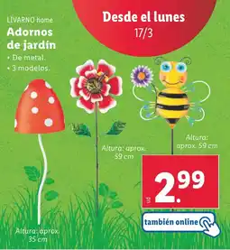 Lidl LIVARNO HOME Adornos de jardín oferta