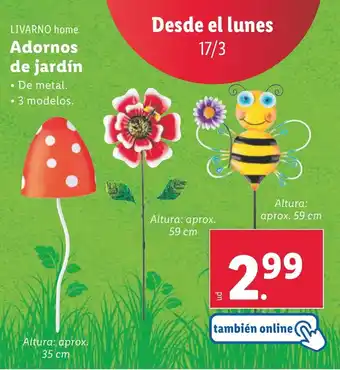 Lidl LIVARNO HOME Adornos de jardín oferta