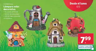 Lidl LIVARNO HOME Lámpara solar decorativa oferta