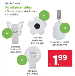 Lidl LIVARNO HOME Sujetamanteles oferta