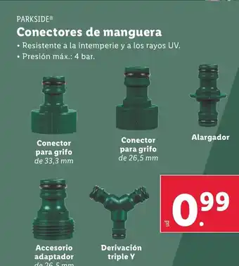 Lidl PARKSIDE® Conectores de manguera oferta