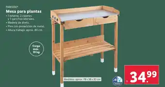 Lidl PARKSIDE® Mesa para plantas oferta